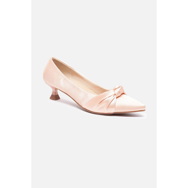 Van Heusen Women Peach Heels Pumps (UK 6)