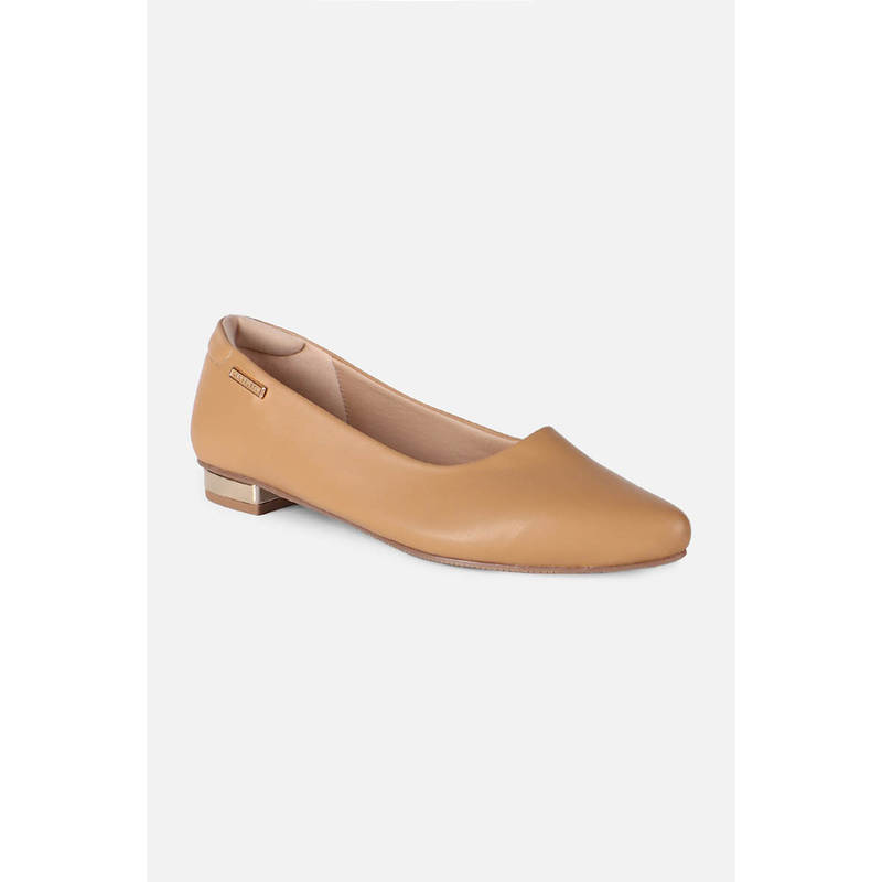 Van Heusen Women Beige Solid Pumps (UK 4)
