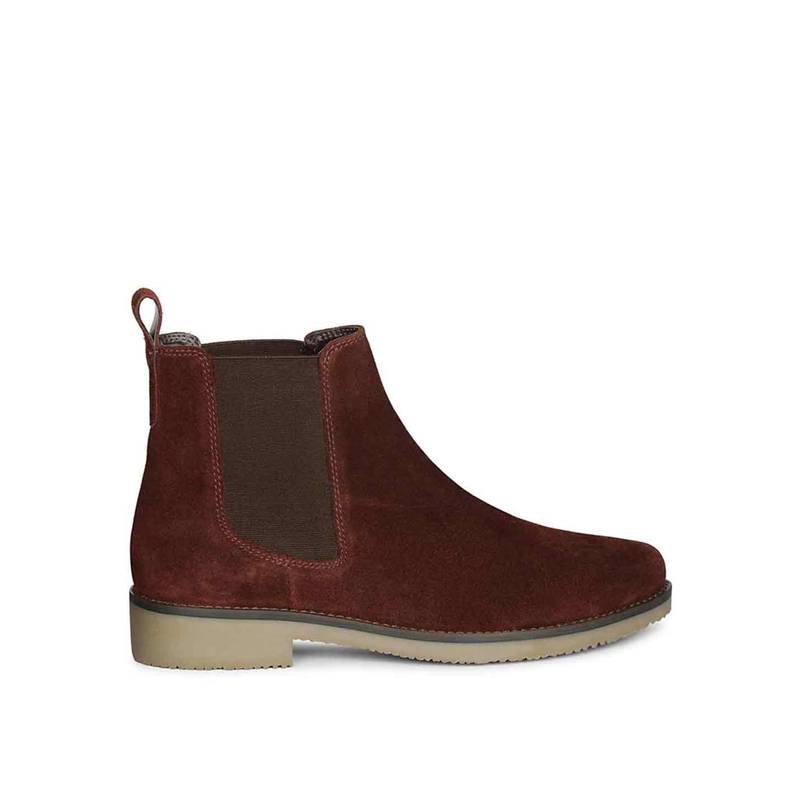Saint G Women Viviblu Brown Suede Leather Chelsea Boots (EURO 36)