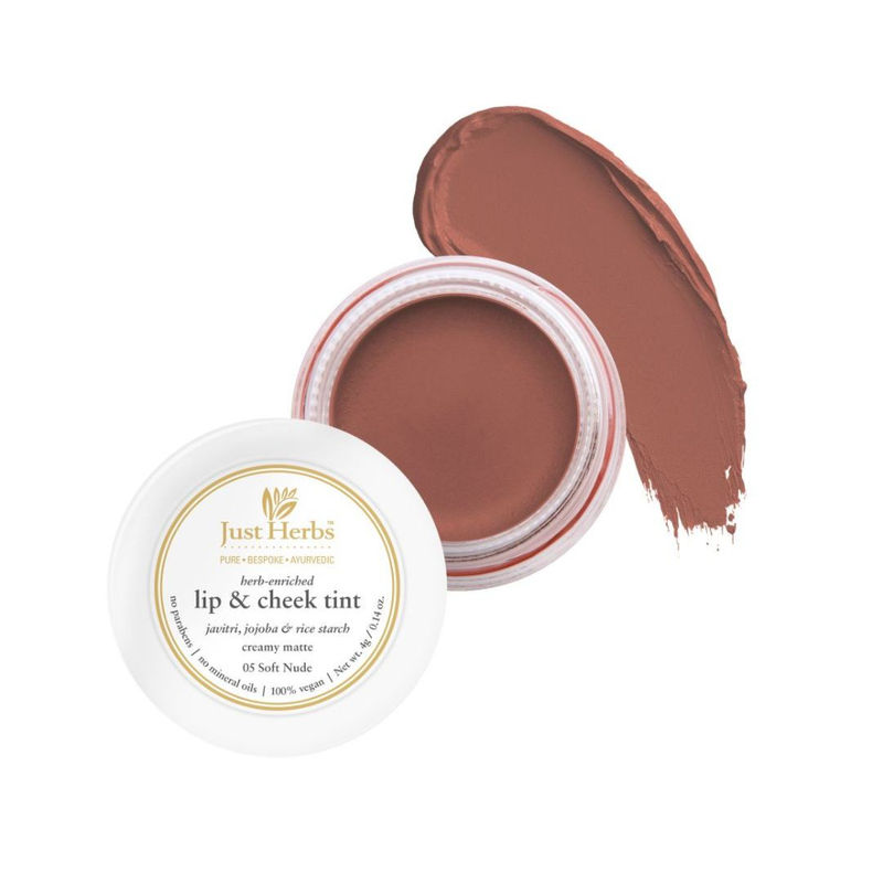 Just Herbs Enriched Lip and Cheek Tint - 05 Soft Nude