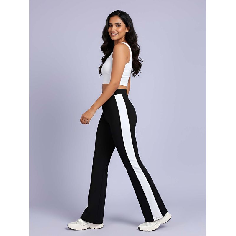 Buy Rock Paper Scissors White Women's High-Waisted Track Pant Online
