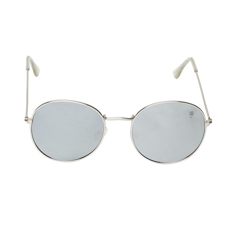 Buy Y&S Men's/Women's Round Mirror Mercury Goggles Sunglasses (Blue,  Silver, Free Size) at Amazon.in