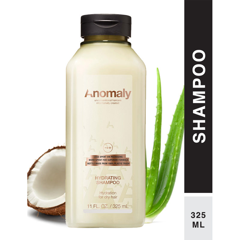 Anomaly Hydrating Shampoo for Dull & Dry Hair with Coconut Oil & Aloe Vera:  Buy Anomaly Hydrating Shampoo for Dull & Dry Hair with Coconut Oil & Aloe  Vera Online at Best Price in India | Nykaa