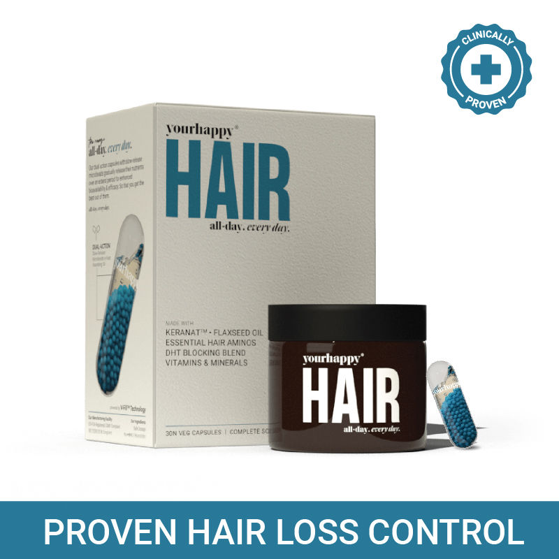 Buy YourHappyLife Hair With Keranat™, Biotin, DHT Blockers - Dual ...