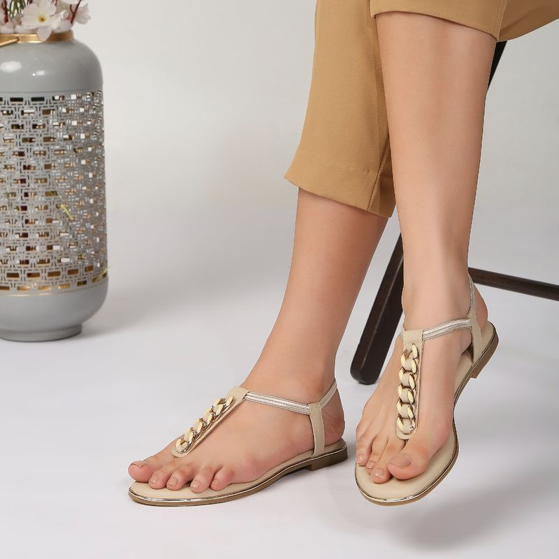 Kenneth Cole Women Beige Flats (EURO 39)