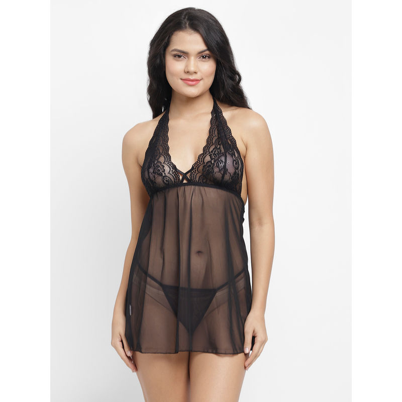 black babydoll nightwear