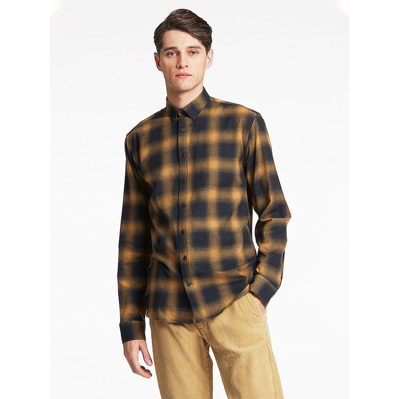 LINDBERGH Mens Checked Relaxed Fit Shirt (M)