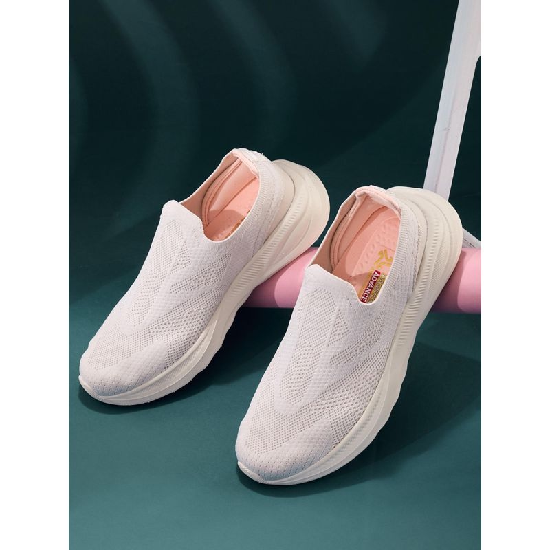 Campus Faby Women Off White Sports Walking Shoes (UK 4)