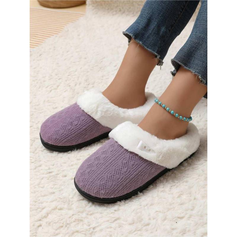 Drunken Women Purple Room Slippers (EURO 36)
