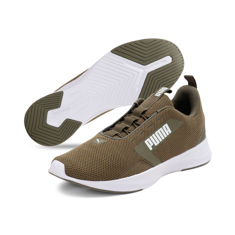 Puma Extractor Running Green Shoes - 10 