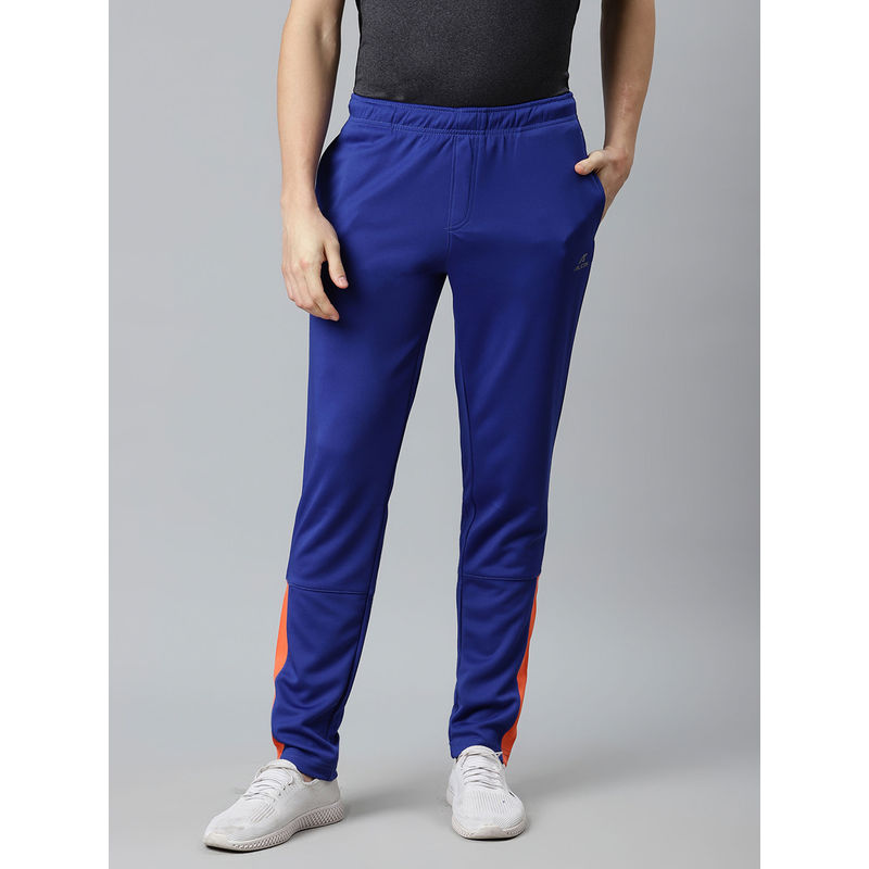 Alcis Men Blue Slim Fit Solid Track pant (L)