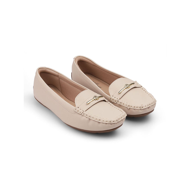 MODARE Cream Formal Loafers (EURO 37)