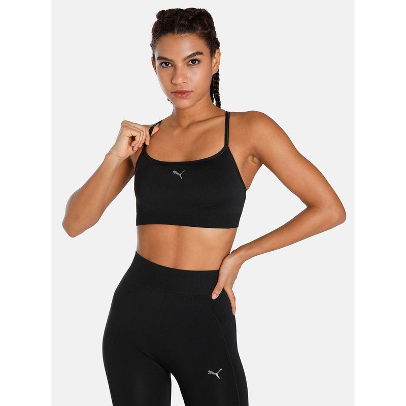 PUMA Low Impact Studio Seamless Bra -Black (XL)