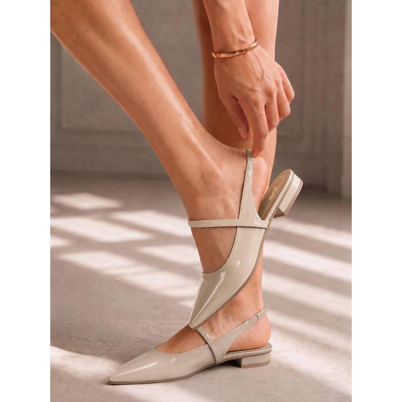 Louis Stitch Women Taupe Luxury Comfort Sandals (UK 3)