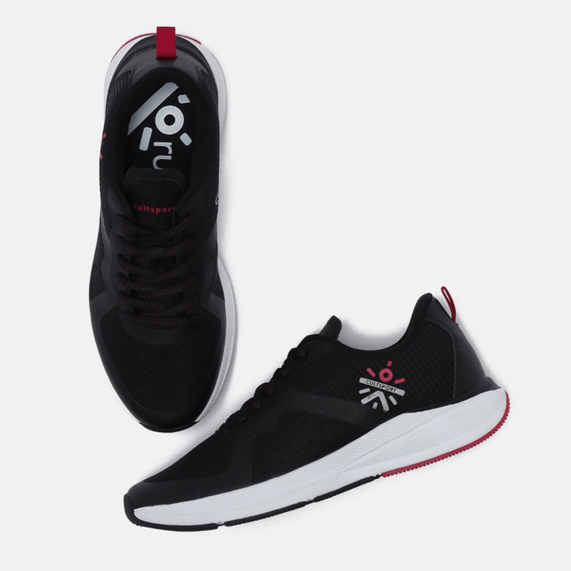Buy Cultsport Women Mesh Speedster Black Running Shoe Online