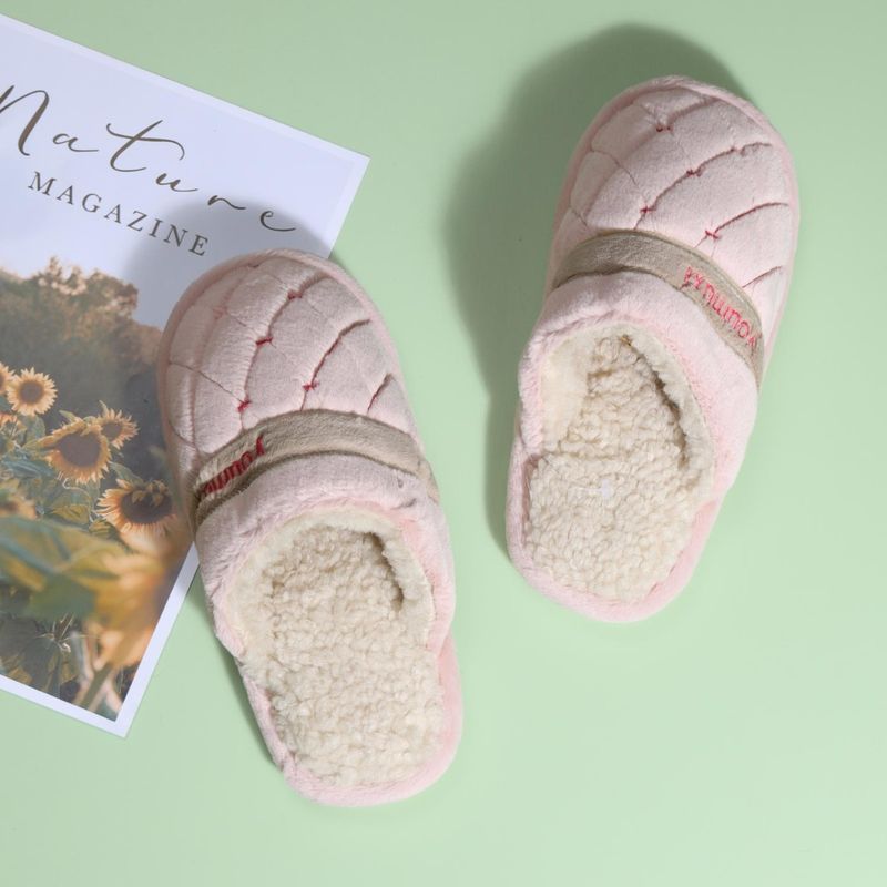 Drunken Women Fashion Non Slip Outdoor Pink Room Slippers (EURO 38)