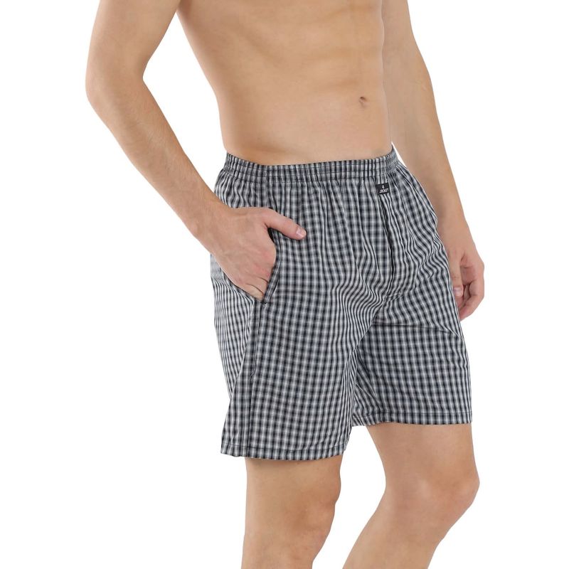 Jockey Multi Colour Check01 Boxer Short Pack of 2 - Style Number- 1223 (M)