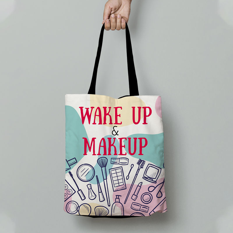 Crazy Corner May Be Small Tote Bag for Women & Girls (16x14 Inches) (Multi-Color) At Nykaa, Best Beauty Products Online