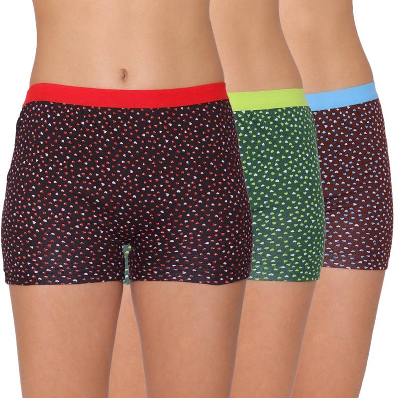 Groversons Paris Beauty Assorted Panties For Women - Multi-Color (Pack Of 3) (S)
