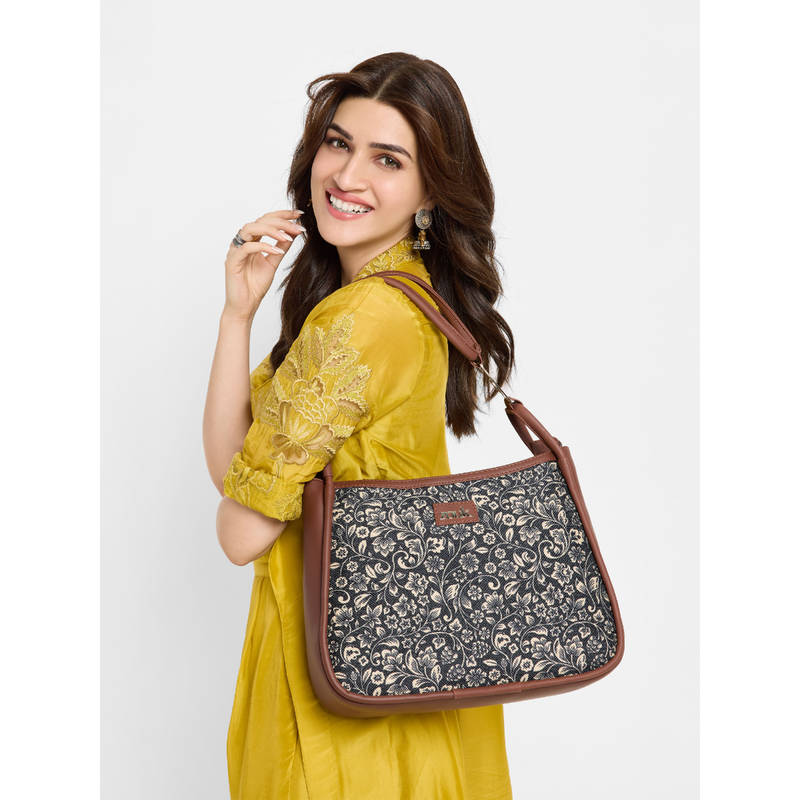 Flo Motif Sleek Shoulder Bag