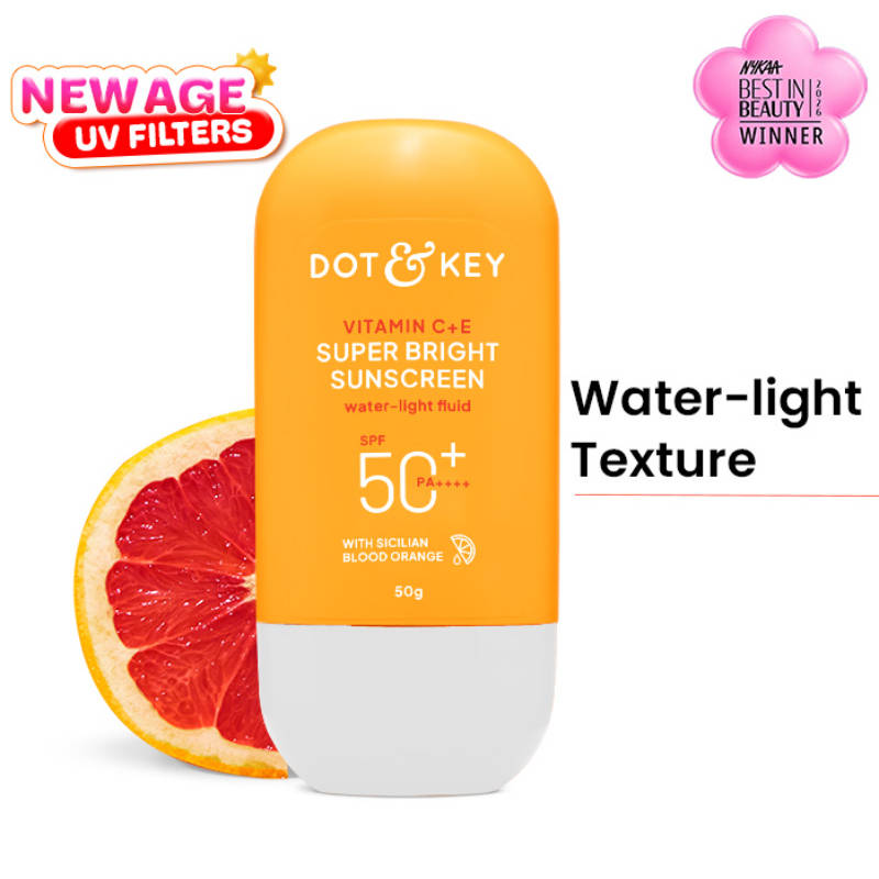 Dot & Key Vitamin C + E Super Bright Sunscreen, SPF 50+ PA++++ In-Vivo Tested