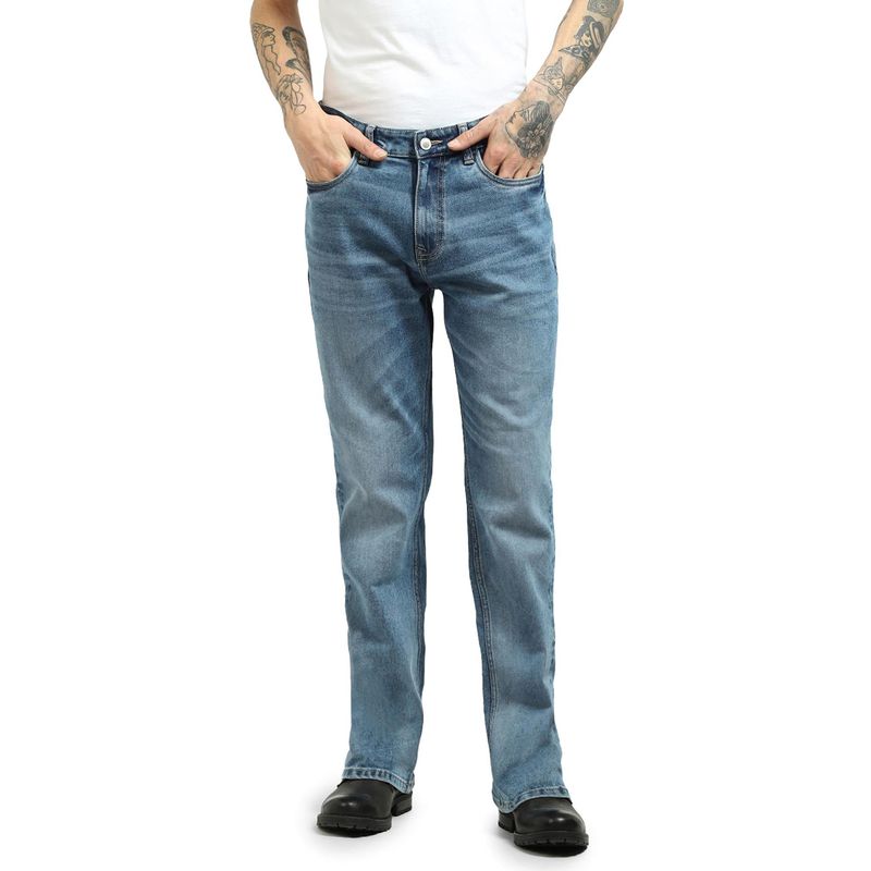 Jack & Jones Blue Low Rise Bootcut Jeans -32