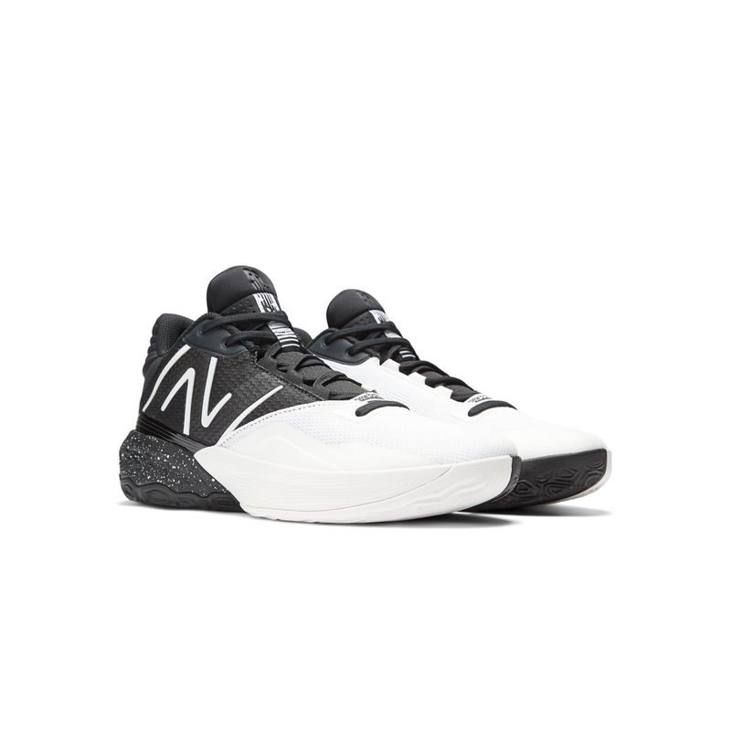New Balance Men's Bb Two Way Fuelcell Black White Basketball Shoes (UK 7)