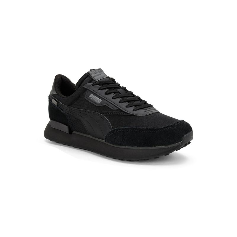 Puma FUTURE RIDER PLAY ON Mens Black Sneakers (UK 8)