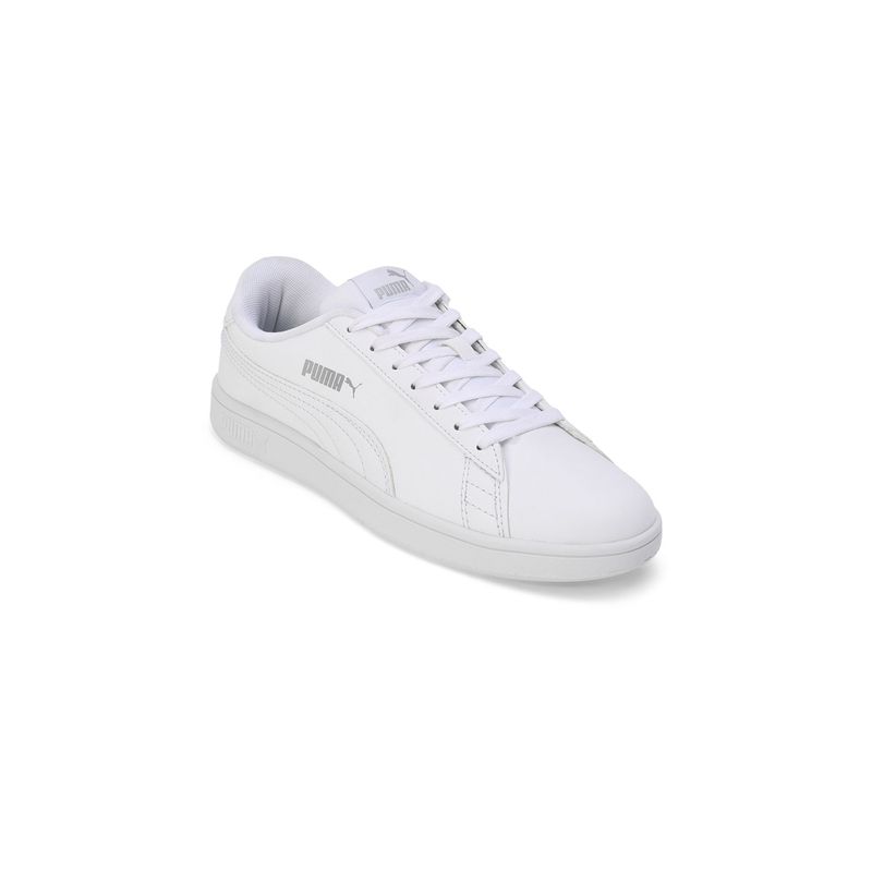 Puma Smashic Unisex White Sneakers (UK 8)