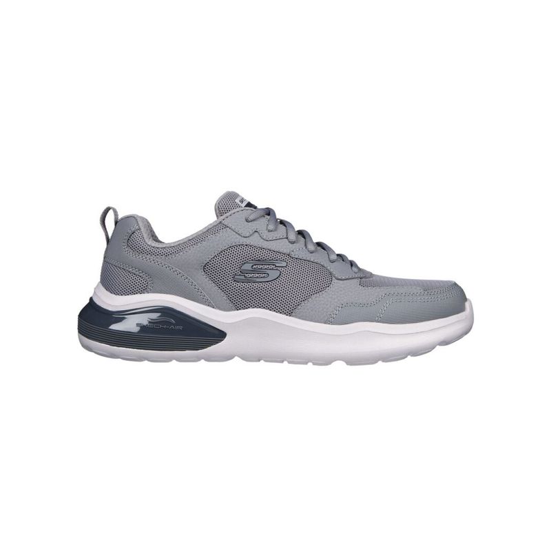 SKECHERS AIR CUSHIONING - BINSON Grey Sneakers (UK 8)