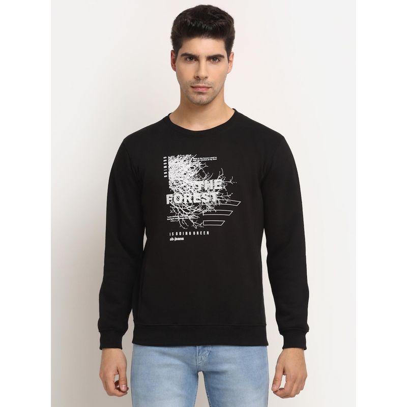 Cantabil Men's Black Sweatshirt (M)
