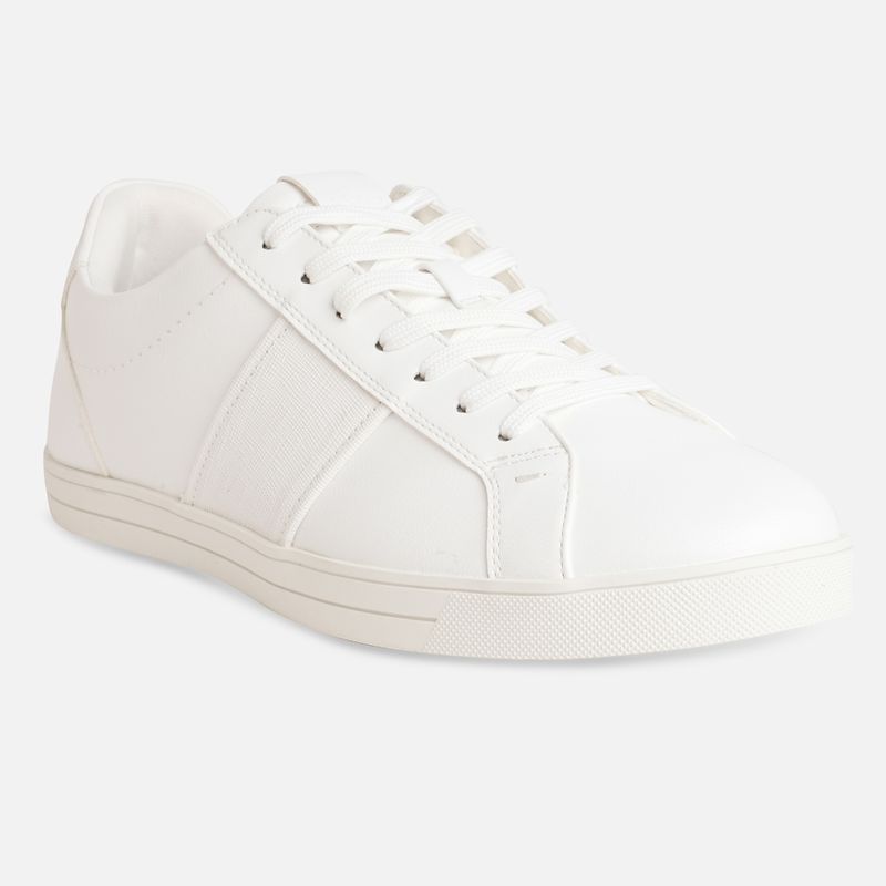 Aldo Monospec Synthetic White Solid Sneakers (UK 6.5)