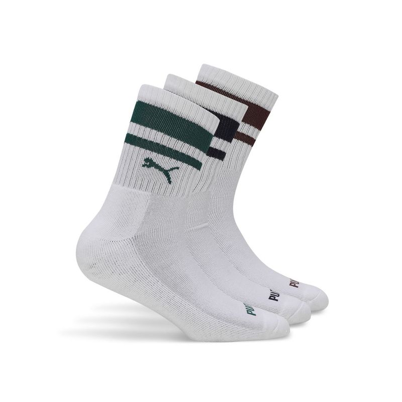 Puma Unisex Grey Solid Socks (Pack of 3) (37/40)