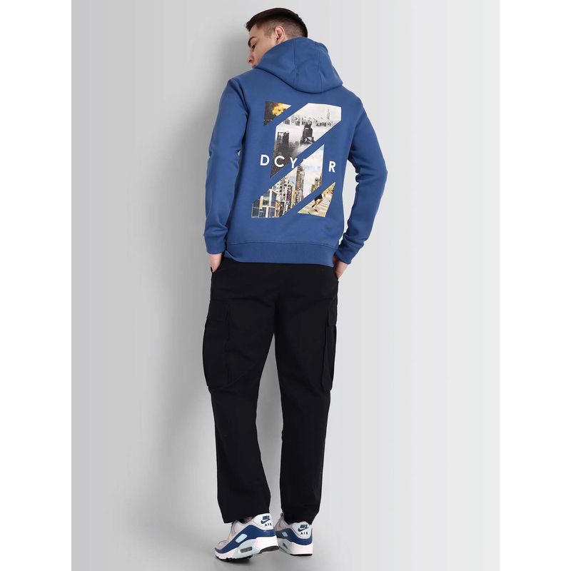 DCYPHR Retro Cityscape Hoodie - Blue (M)