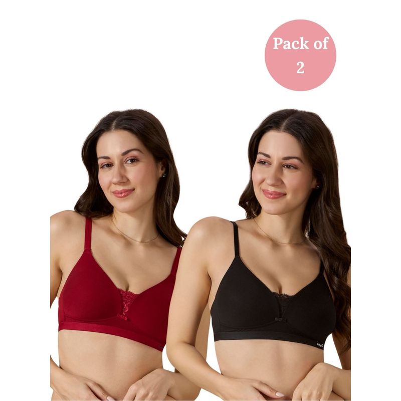 bodyline Cove Everyday Cotton Bra (Pack of 2) (32B)