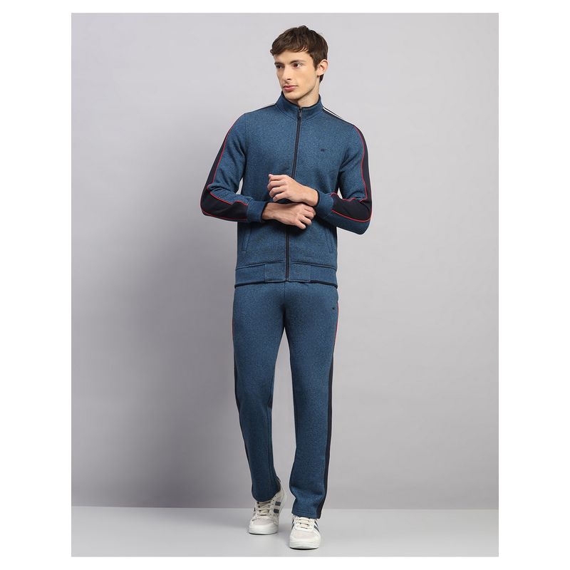 Monte Carlo Mens Teal Regular Fit High Neck Winter Tracksuit (M)