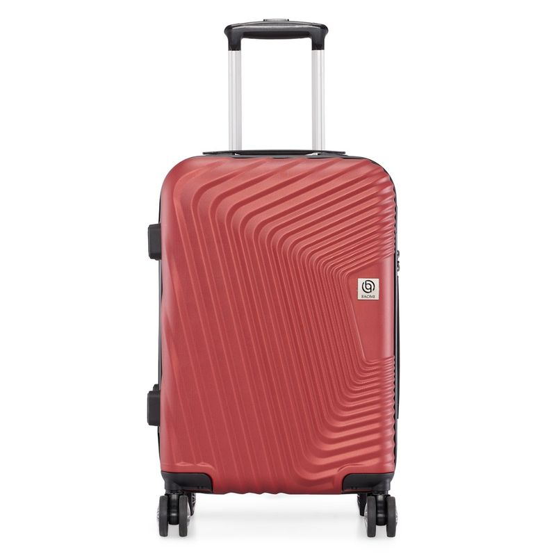 Baomi Retro Roam Red Hard 22" Cabin Luggage