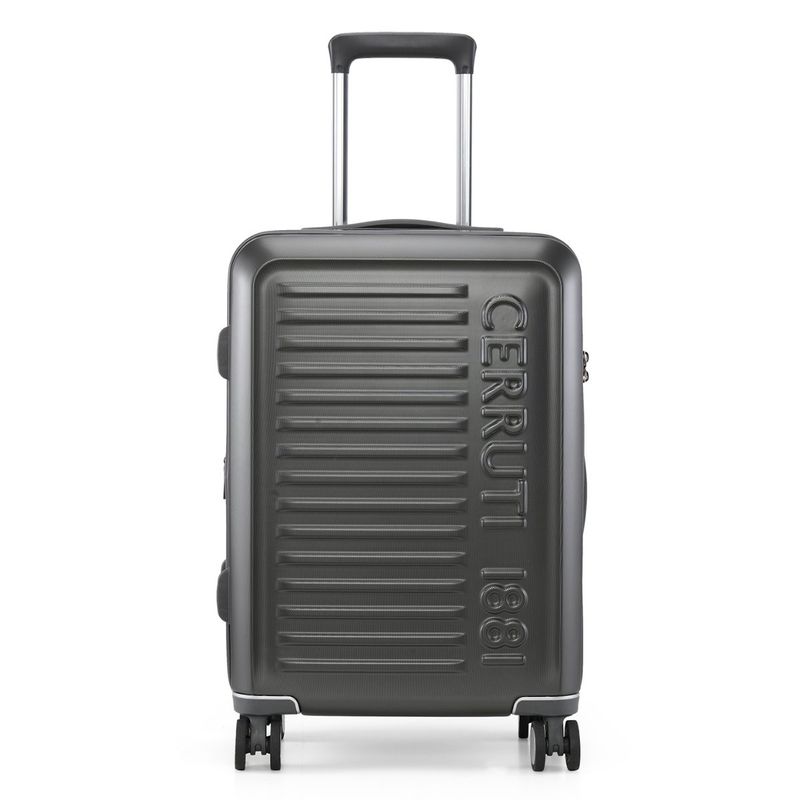 Cerruti 1881 CHIC VOYAGER Dark Grey Hard Cabin Trolley Bag (S)