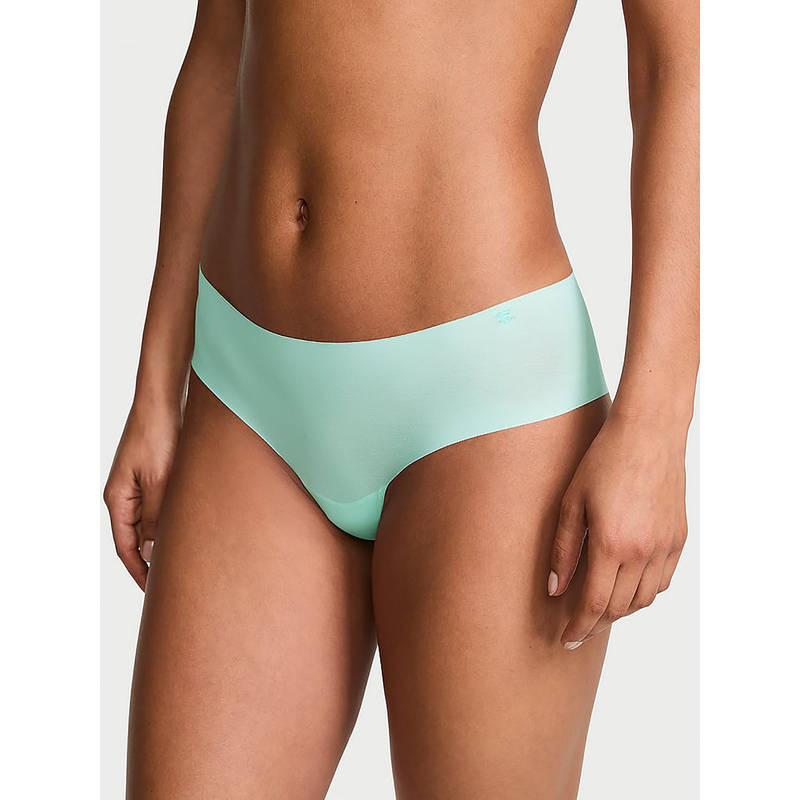 Victoria's Secret Women Green No-Show Mesh Cheeky Brief Panty (XL)