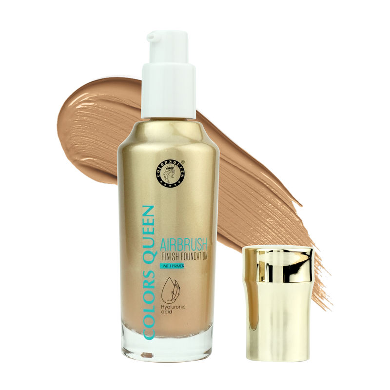 Colors Queen Airbrush Foundation With Primer - Medium Beige