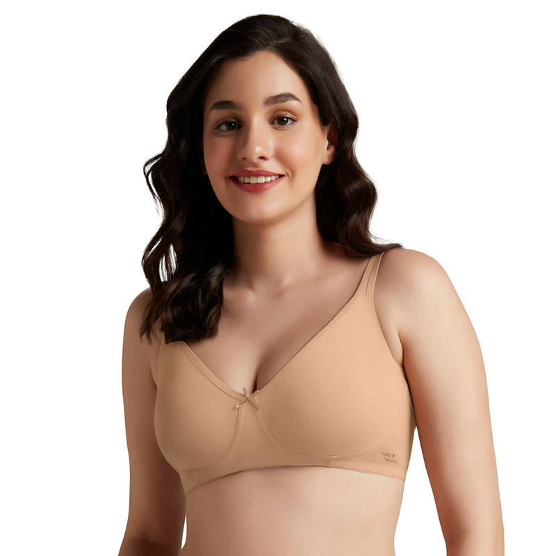Amante Nude Non Padded Non-Wired Chic Comfort Support Bra (36B)