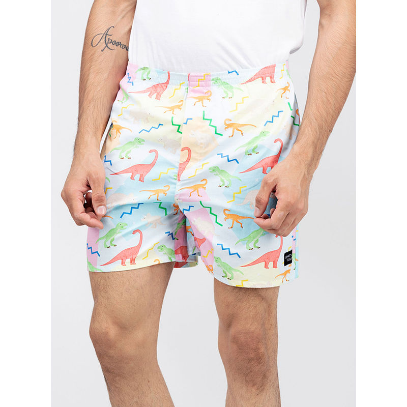 Whats Down Dino Boxers - Multi-Color (S)