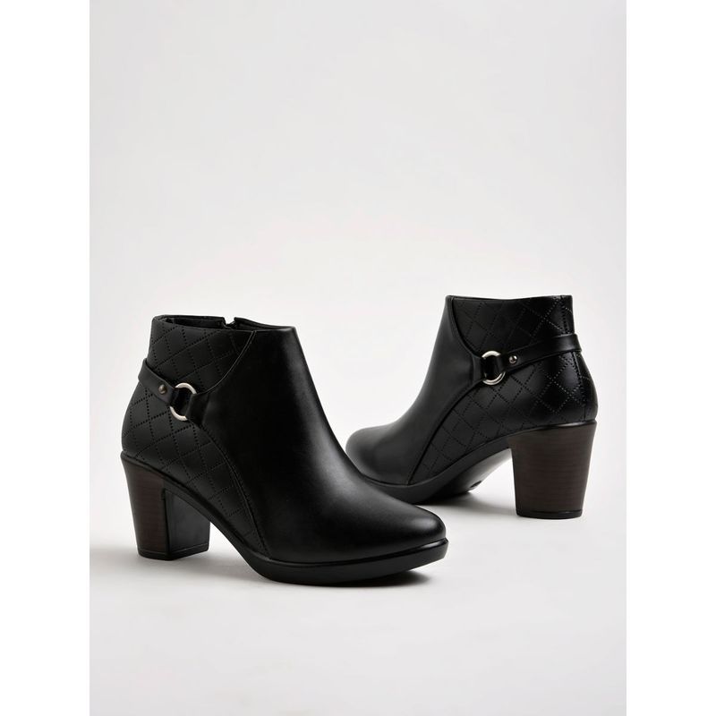 Shoetopia Smart Casual Black Boots (EURO 40)