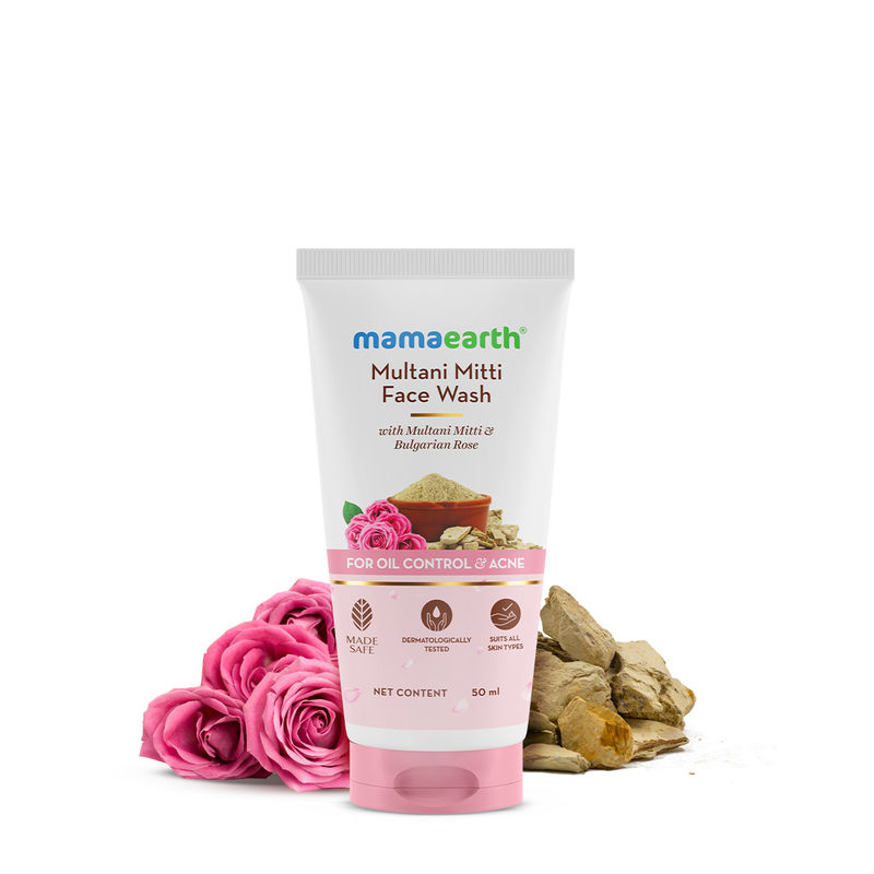 Mamaearth Multani Mitti Face Wash With Multani Mitti & Bulgarian Rose