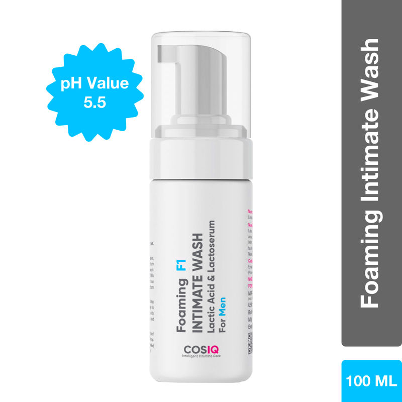 Buy Cos-IQ Foaming F1 Intimate Wash - Lactic Acid & Lactoserum Online