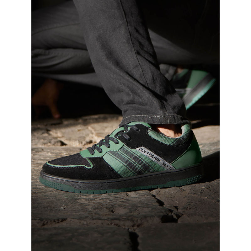 The Souled Store Official Harry Potter Slytherin Men Low Top Sneakers