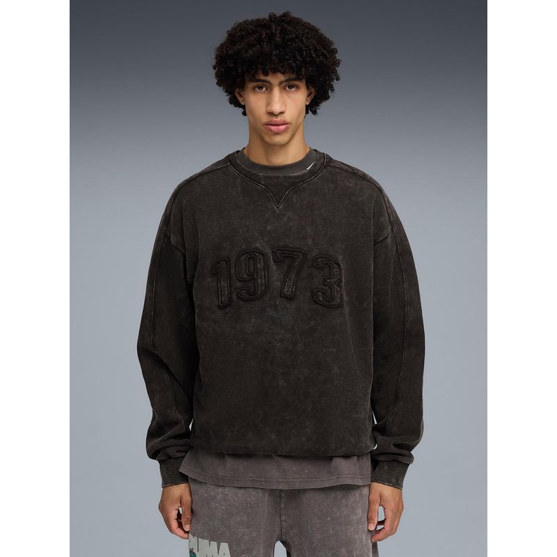 Puma Black Hoopocalypse Basketball Crew Sweatshirt (XL)