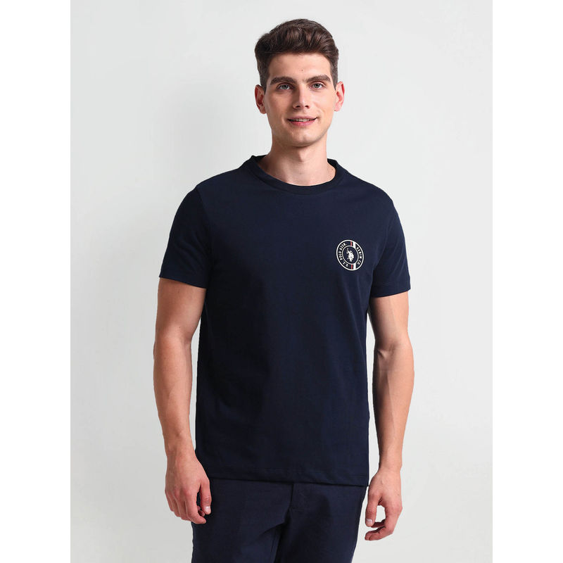 U.S. POLO ASSN. Slim Fit Cotton T-Shirt Blue (XL)