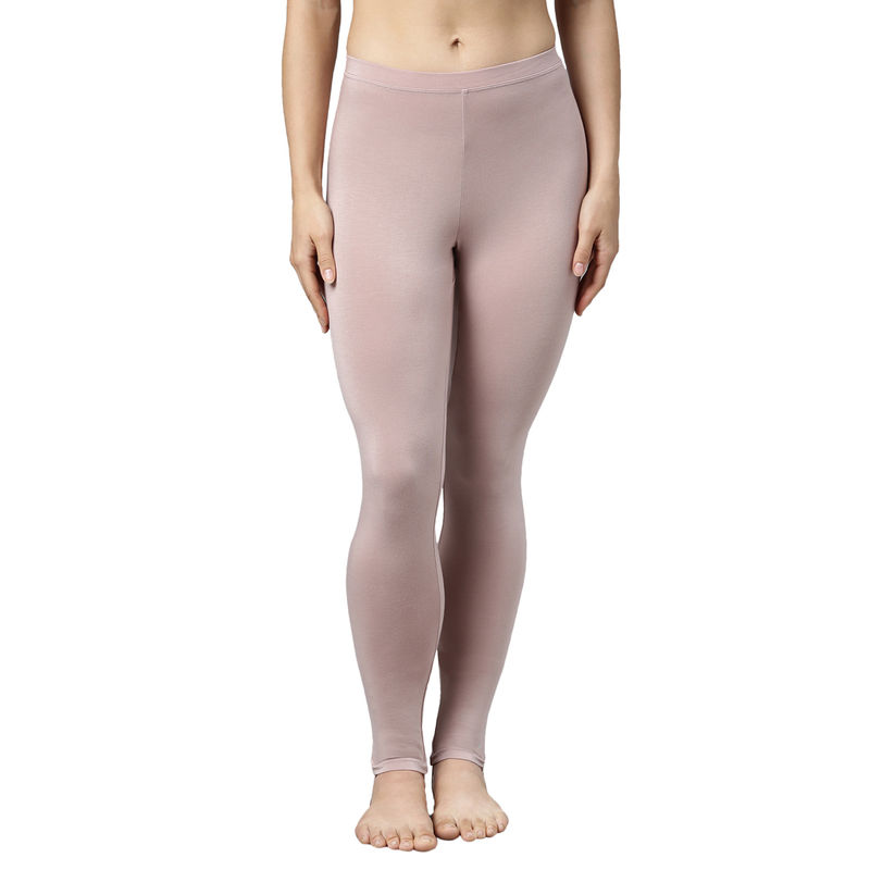 Enamor Women's Thermal Legging With Sweat Wicking And Antimicrobial Finish - Pink (XXL)
