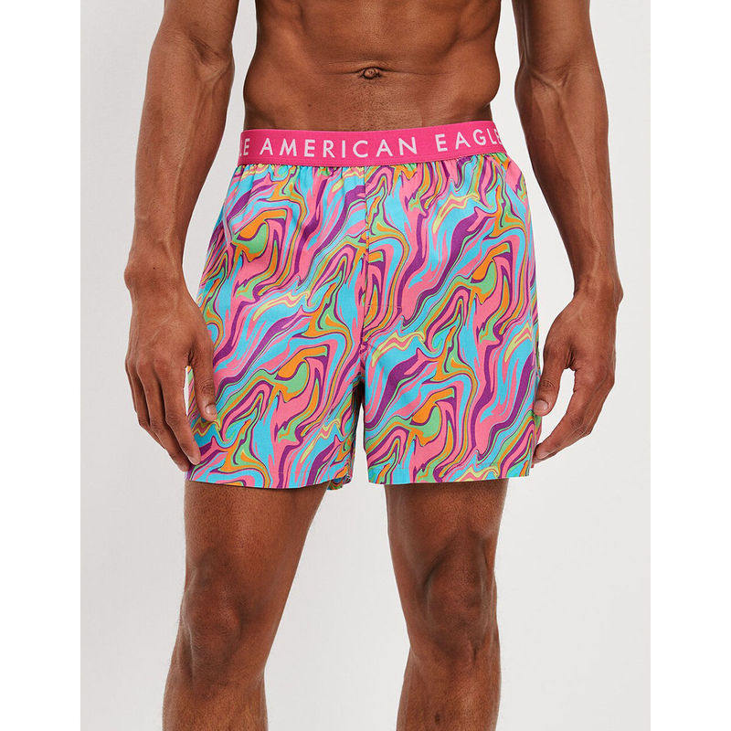 American Eagle Men Multi Color Marble Stretch Boxer Shorts Buy American Eagle Men Multi Color